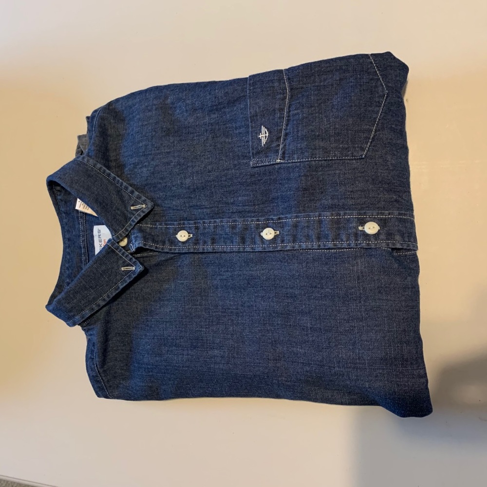 Men's Docker's Button-Down Denim Style Shirt